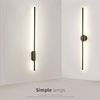 Minimalist led Strip Wall lamp Simplicity modern Corridor stairs background Wall lights designer household bedroom Bedside lamp