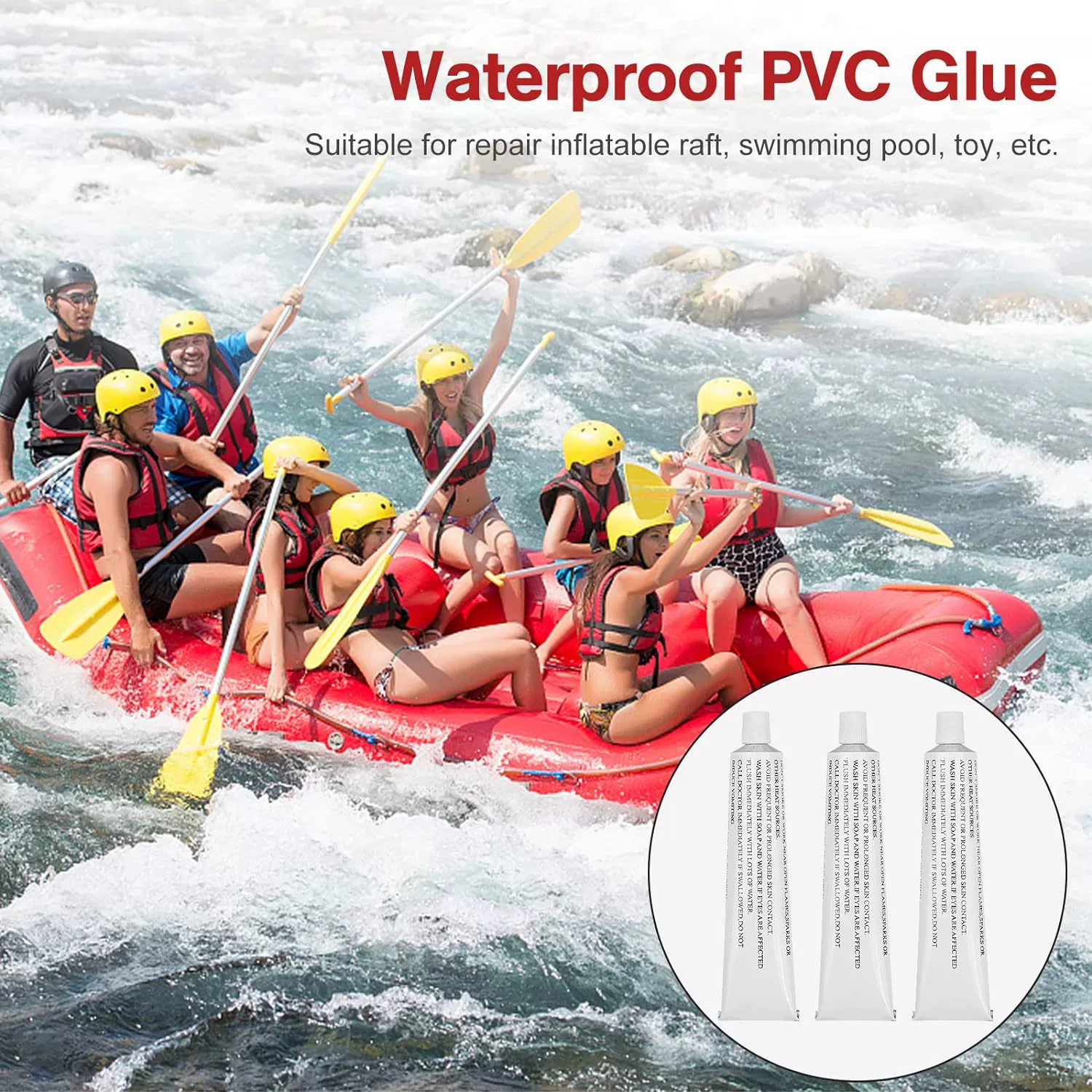 Glue PVC, 2 pieces