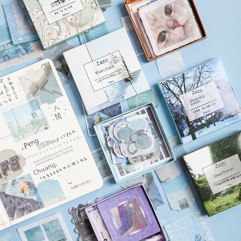 Early foam boxes and paper stickers at the beginning of the heart…