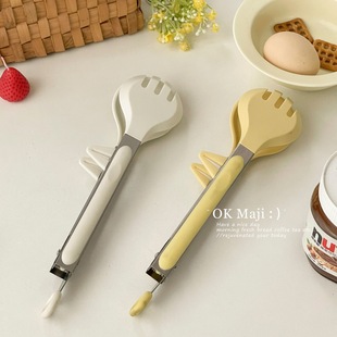 Food Grade Silicone Clips Kitchen Food Clips Anti-Scalding Barbecue Clips Steak Clips Barbecue Tools Baking Bread Clips