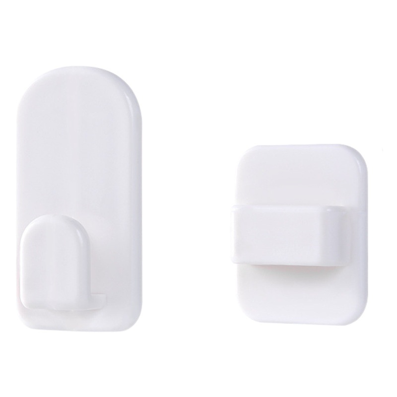 Gancho adhesivo fuerte pared de la cocina puerta creativa control remoto de pared sin costura gancho colgante de pared gancho pegajoso de carga