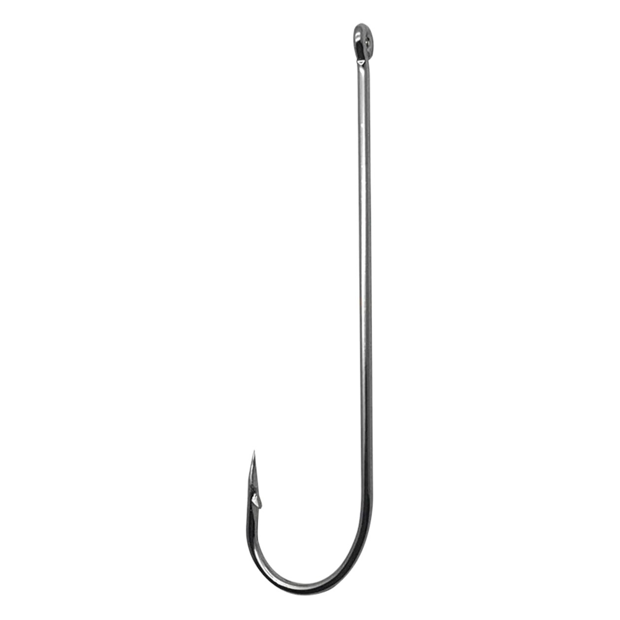 Carris long handle with hole and barbed Abadine Carlyle hand silk hook pomfret perch hook red oil hook sea fishing