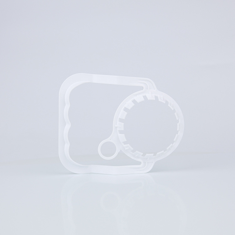 Fábrica de fuente al por mayor 55 calibre botella de bebidas PE mango de plástico mango botella de agua potable desechable