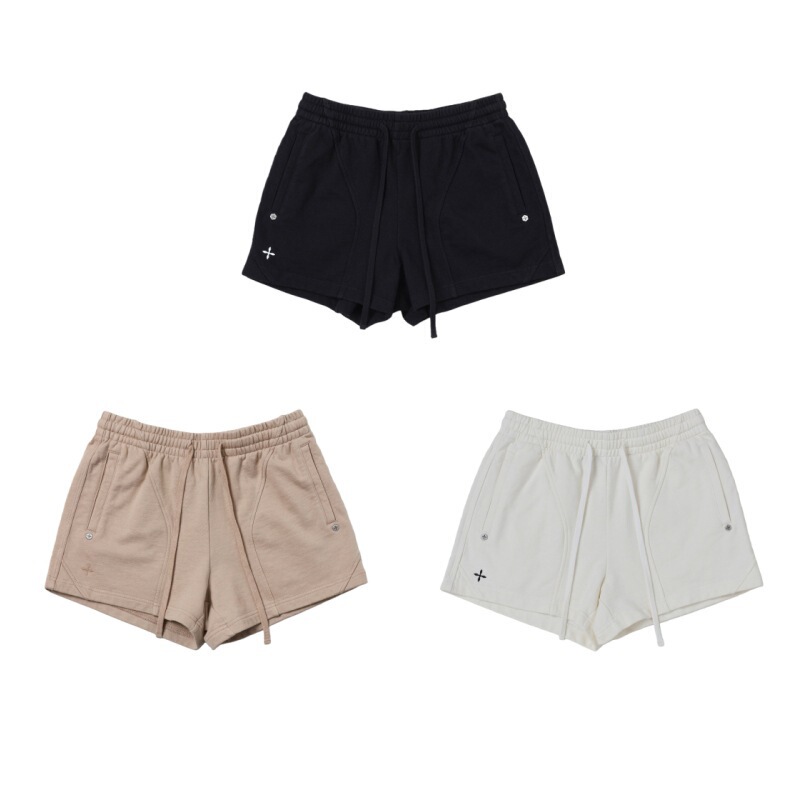 Smfk Eternal Prism Sports Shorts Lace-Up Cotton Casual Pants Summer New Style for Women Smfk Eternal Prism Sports Shorts Lace-Up Cotton Casual Pants Summer New Style for Women