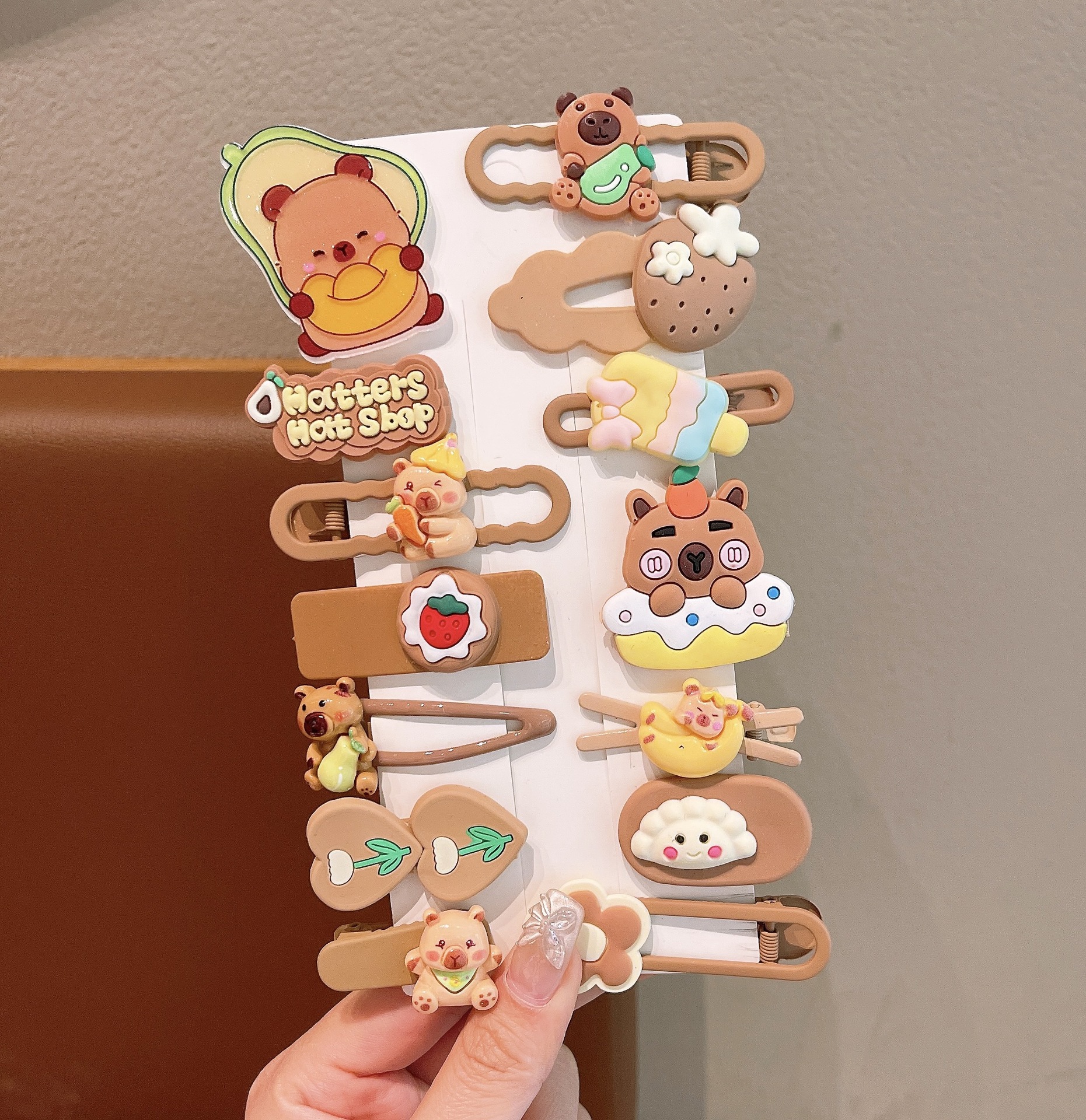 Red de Internet para niños horquilla tocado 2025 nueva niña horquilla niña linda bebé flequillo clip de cabello roto