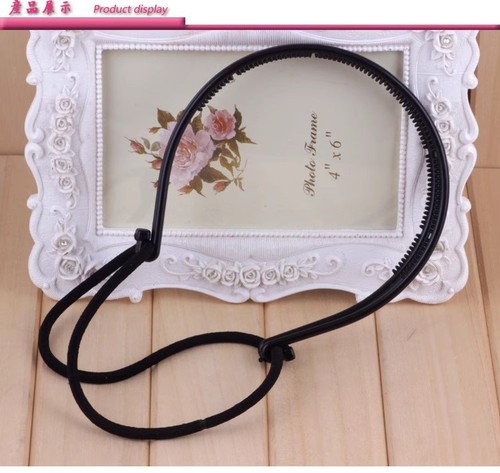 Korean hairpin hair accessories elegant updo with double elastic headband braided hair tie adjustable versatile styles hair