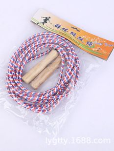 5 meters/7 meters/10 meters long skipping rope skipping rope skipping rope jumping wooden handle gum cotton collective students jumping rope