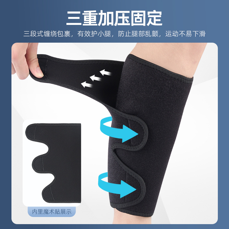 Funda de Compresión para Pantorrilla Ajustable para Fútbol y Deportes al Aire Libre image 6