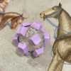 12-key transparent shell-light purple cap