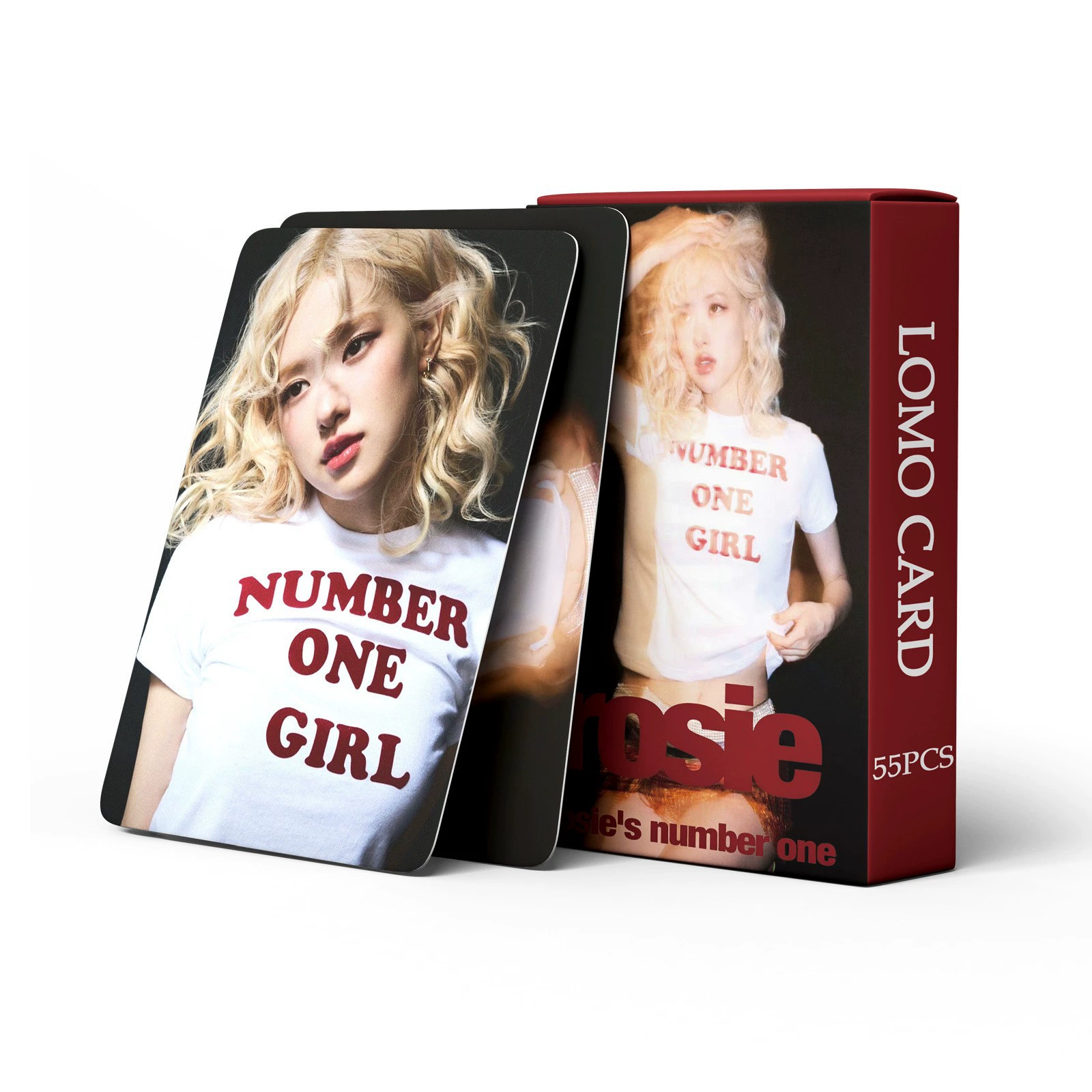 [Большой тираж в наличии] 55 карточек из альбома Rose "Number One Girl" — сувенирная LOMO-карта с изображением участницы