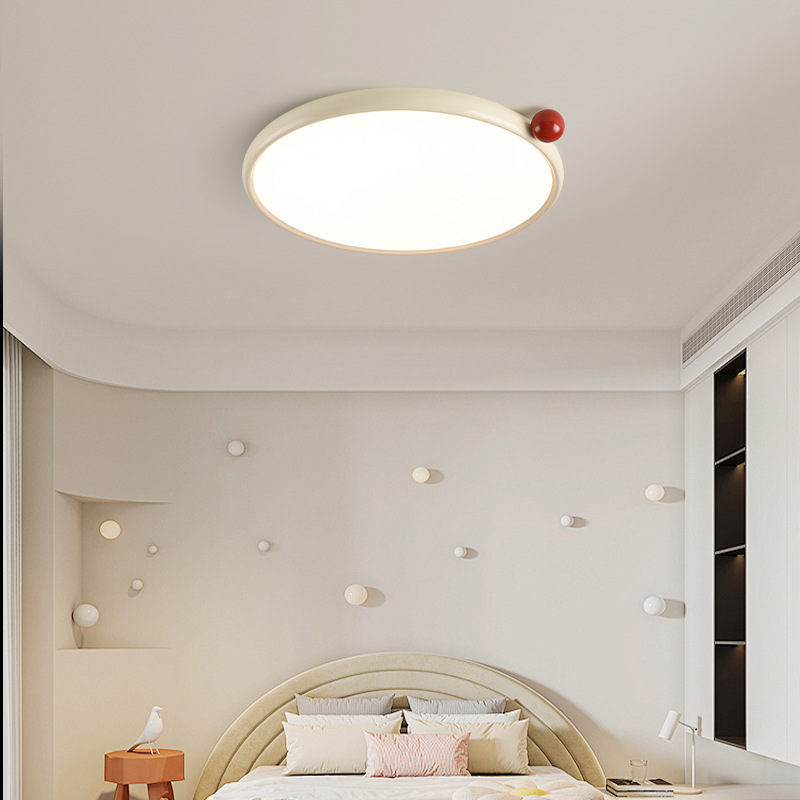 Lámpara de dormitorio Daguanyuan, estilo crema, moderna y minimalista, lámpara de dormitorio principal, nuevo modelo 2026, lámpara de techo para habitación de niñas y niños, 473L