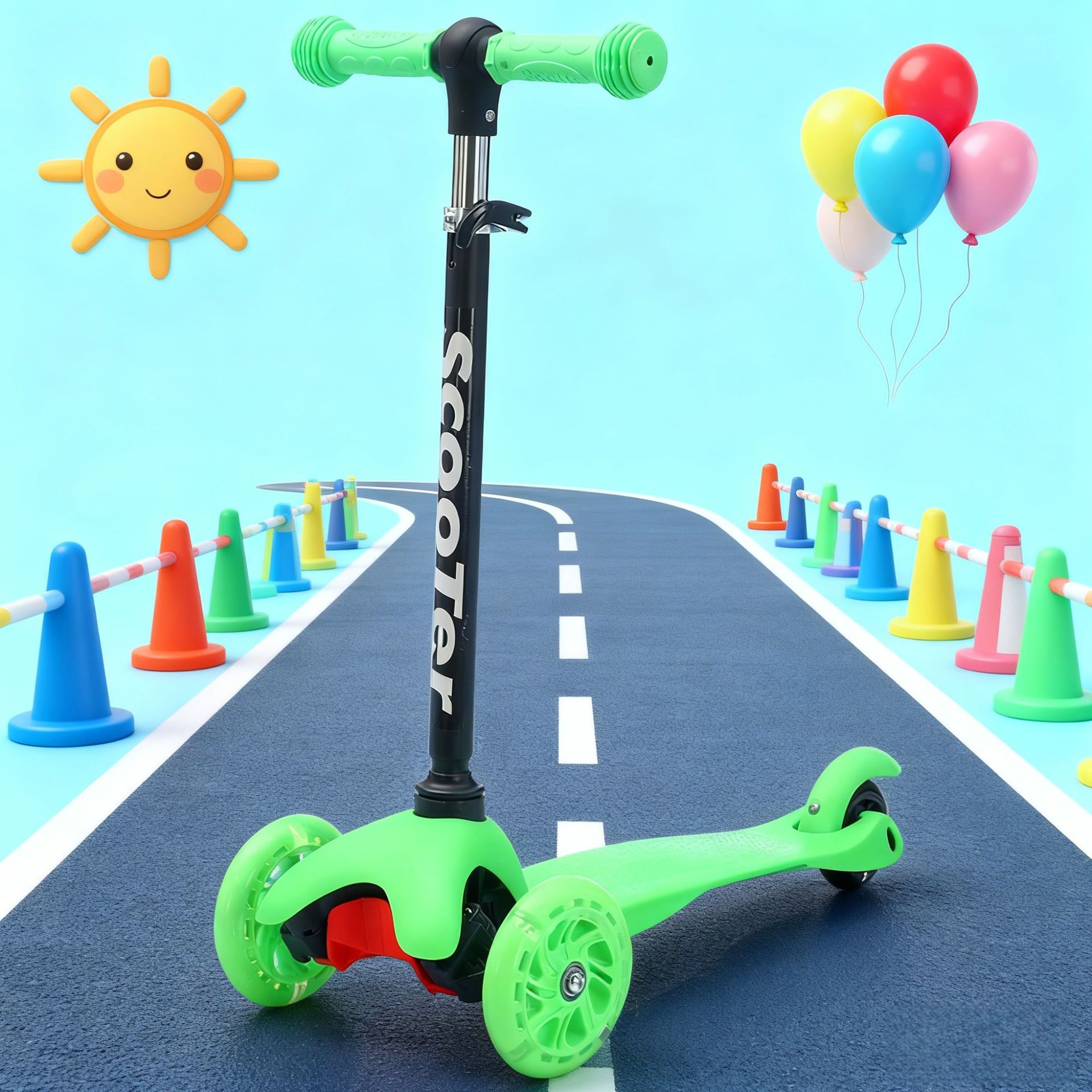 Scooter 8 más de 12 niños niñas scooter patinaje infantil patinaje