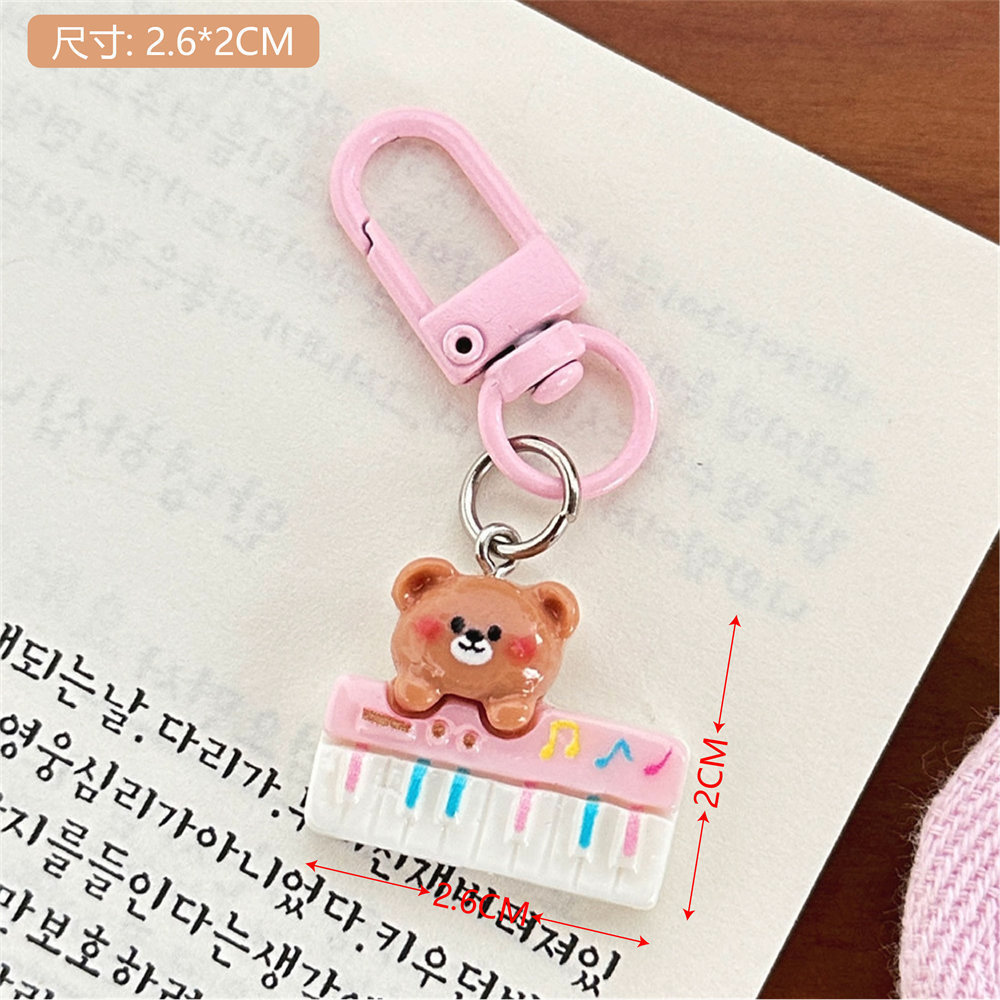 Nueva tienda de café creativa estrella colgante de llaver, corazón de niña colgante, bolsos colgantes, accesorios de miel