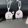 Cartoon ghost necklace suitable for men and women for beloved, universal cute pendant, wholesale