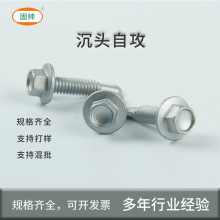 厂家自营固帅路锈宝六角大华司细牙六角头自攻螺钉多规格