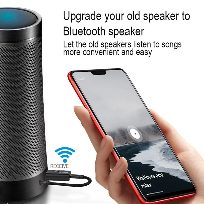 TR6 2 в 1 USB беспроводной Bluetooth адаптер BT5.0+ED RAD2P 10 м