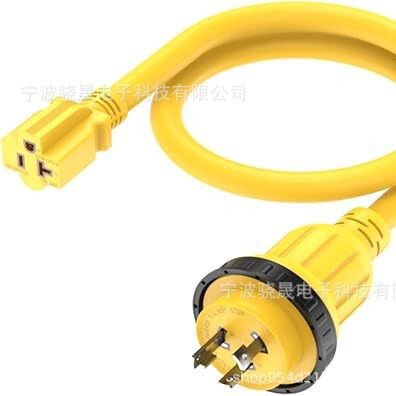 Beachfront Power Adapter, Nema L5-30P to 5-15/20R10Awgt Type Marine Power Adapter