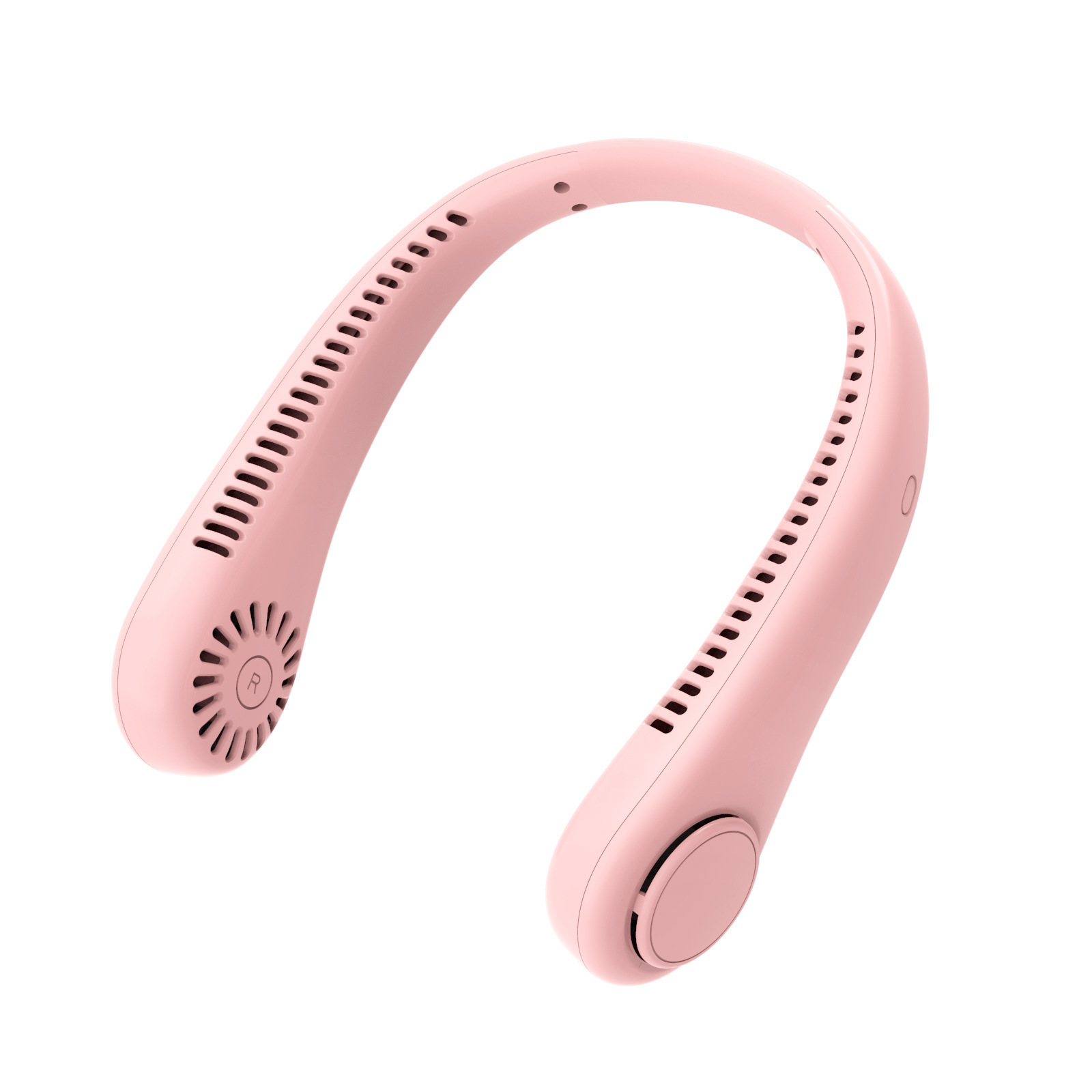 Ventilador de cuello USB perezoso al por mayor sin hojas ligero al aire libre gran viento silencioso multi-digitación mini ventilador