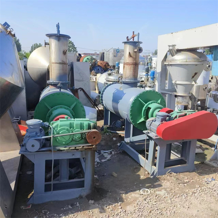 二手膏状物真空耙式干燥机结晶体食用盐烘干机 耙式干燥设备回收