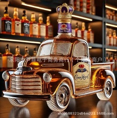 跨境热销 Jeep Whiskey Bottle 皮卡福特卡车轿车威士忌酒瓶