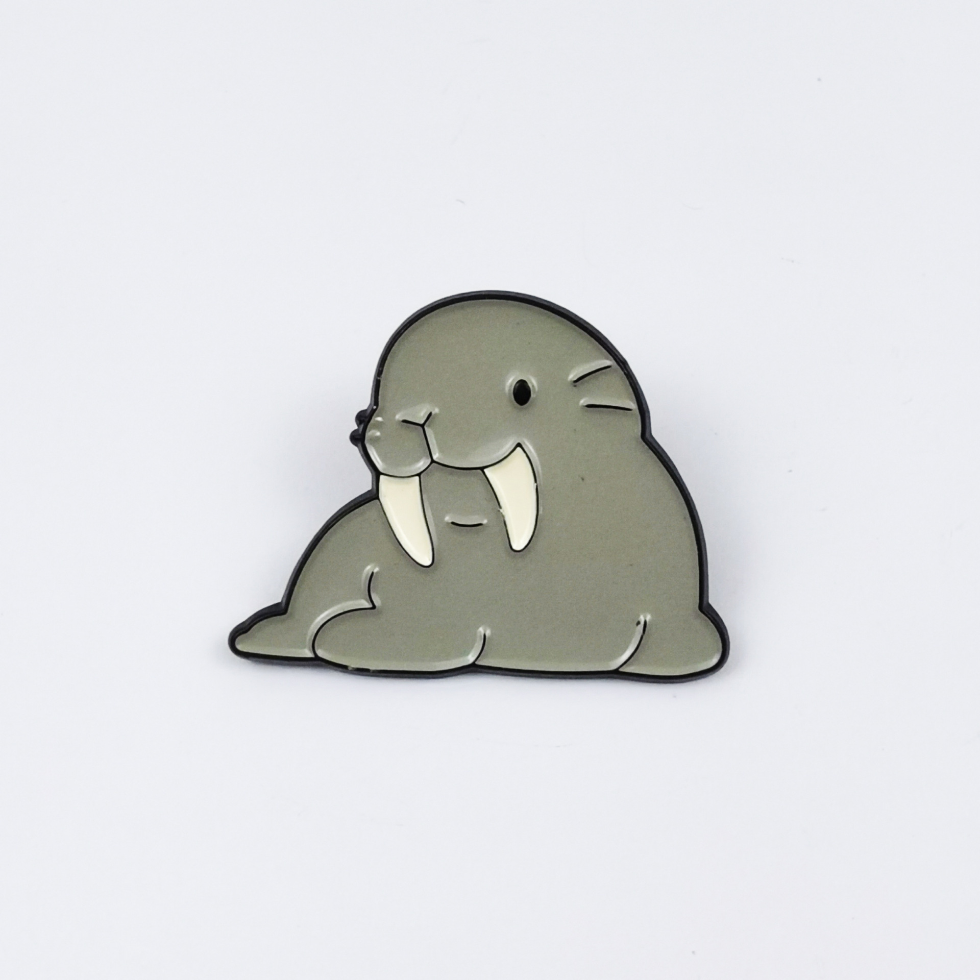 Insignia creativa de animales marinos Dibujos animados linda forma regalo joyería broche transfronterizo ins metal ropa collar