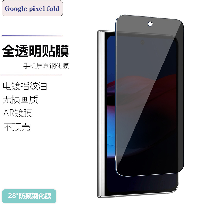 Fully transparent anti -peeping steel film