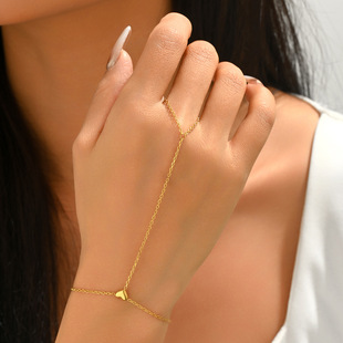 (Cross-border trading), fashionable creative small design retro chain with zircon, European style, simple and elegant design