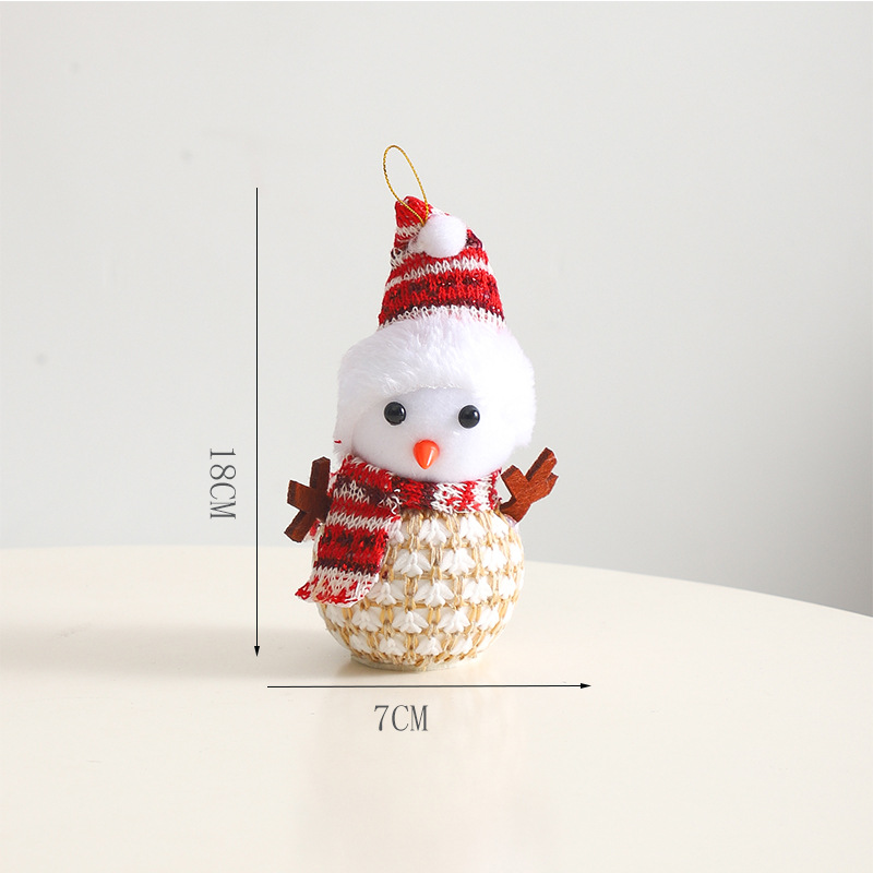 Navidad de siete colores cordier muñeca de nieve decoración floral caja floral embalaje de regalos decoración de flores suministros de embalaje festivo