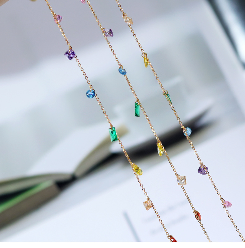 Fashion Water Droplets Titanium Steel Gold Plated Bracelets 1 Piece