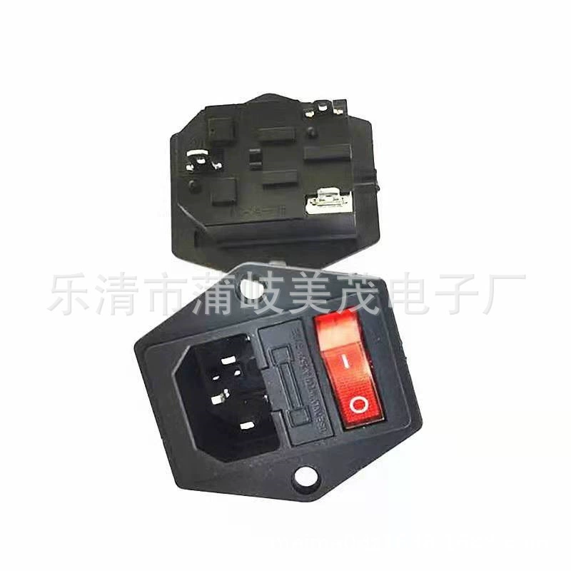 Ac розетка питания розетка с лампой со страховкой розетка питания с выключателем предохранитель соединенная розетка питания