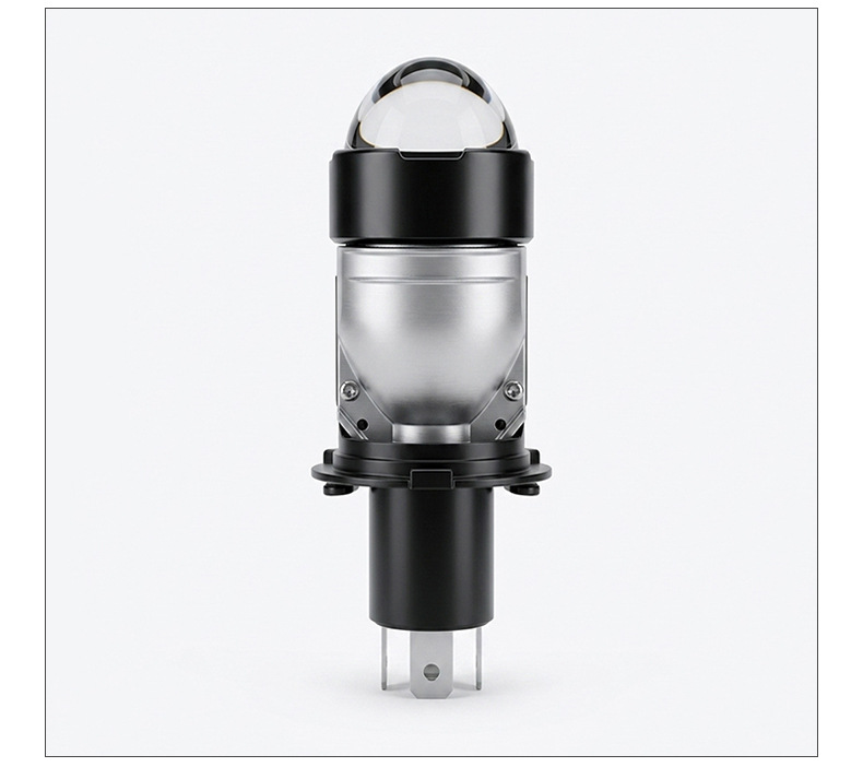 Motorcycle Led Headlight H4 Lens with Integrated High and Low Beam 24W Super Bright 10-80V Universal Modified Headlight