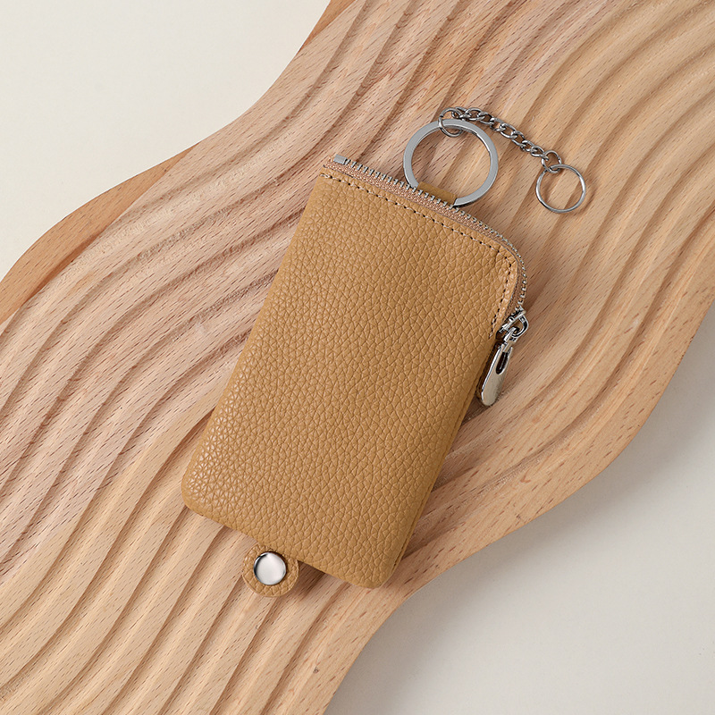 Bolsa de llaves larga mini automóvil con cremallera 3 - en - 1 bolsa de tarjetas de cambio para hombres y mujeres bolsa de almacenamiento multifuncional