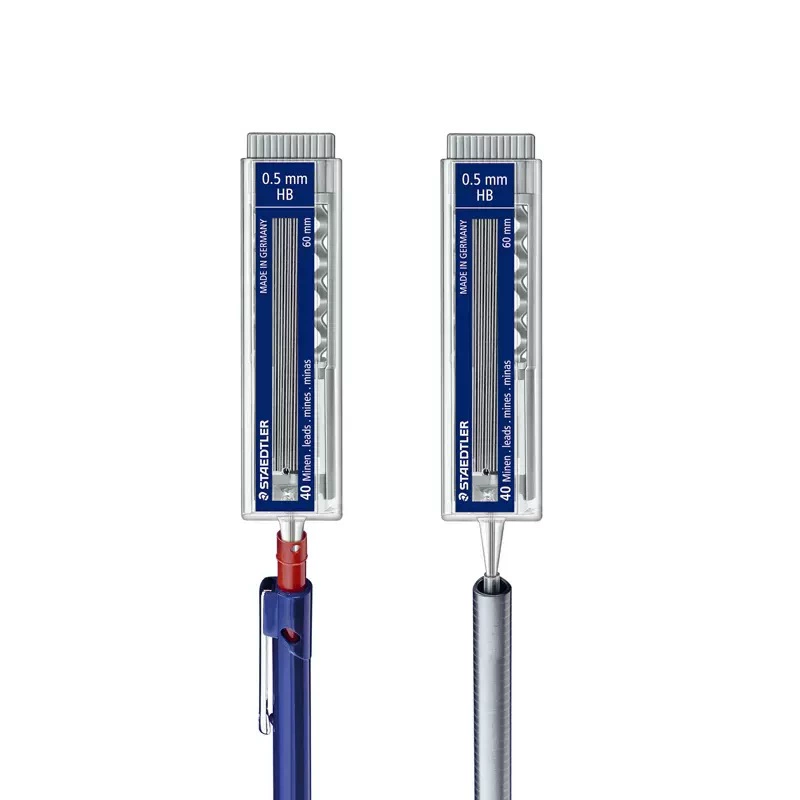 Германия Staedtler 250 автоматический карандаш, замена стержня, 0.3 0.5 0.7 0.9 1.3 2 2.