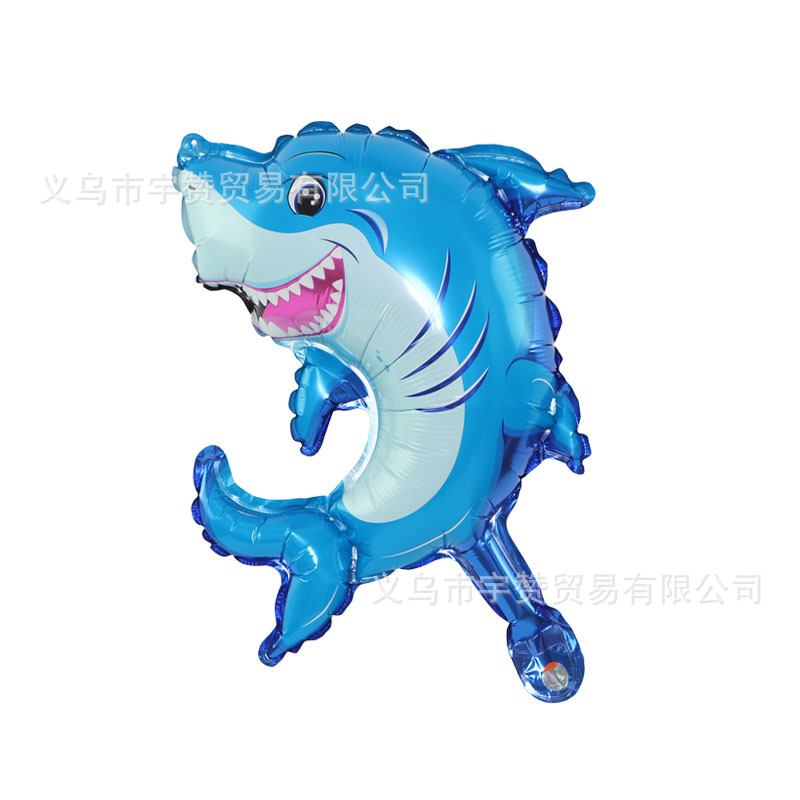 Mini bola de dibujos animados animal calle venta código de exploración pequeño regalo bola de ola bola interior bola de aluminio globo de película globo de empuje