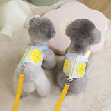 Одежда для домашней одежды собачья грудь обратно веревочное жилет плюшевая одежда кошачь