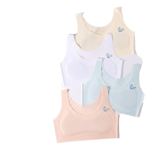 Children's and Teenage Bralettes for Young Girls, Boys, Middle School Students, Pre-Teen Development, Non-Slip Undergarments