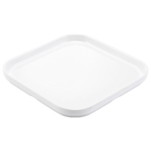 密胺平盘子白色仿瓷塑料托盘长方形碟子平板寿司蛋糕盘西餐盘商用