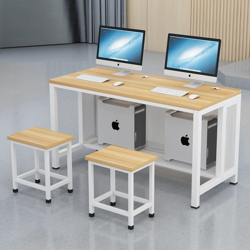 모델 B 후면 도어리스 컴퓨터실 컴퓨터 책상 더블 120*60*75