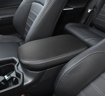Box Cover New Rongfang Rav4 | Armrest box - 2020-rongfang-rav4-black-leather-black-line-no-label