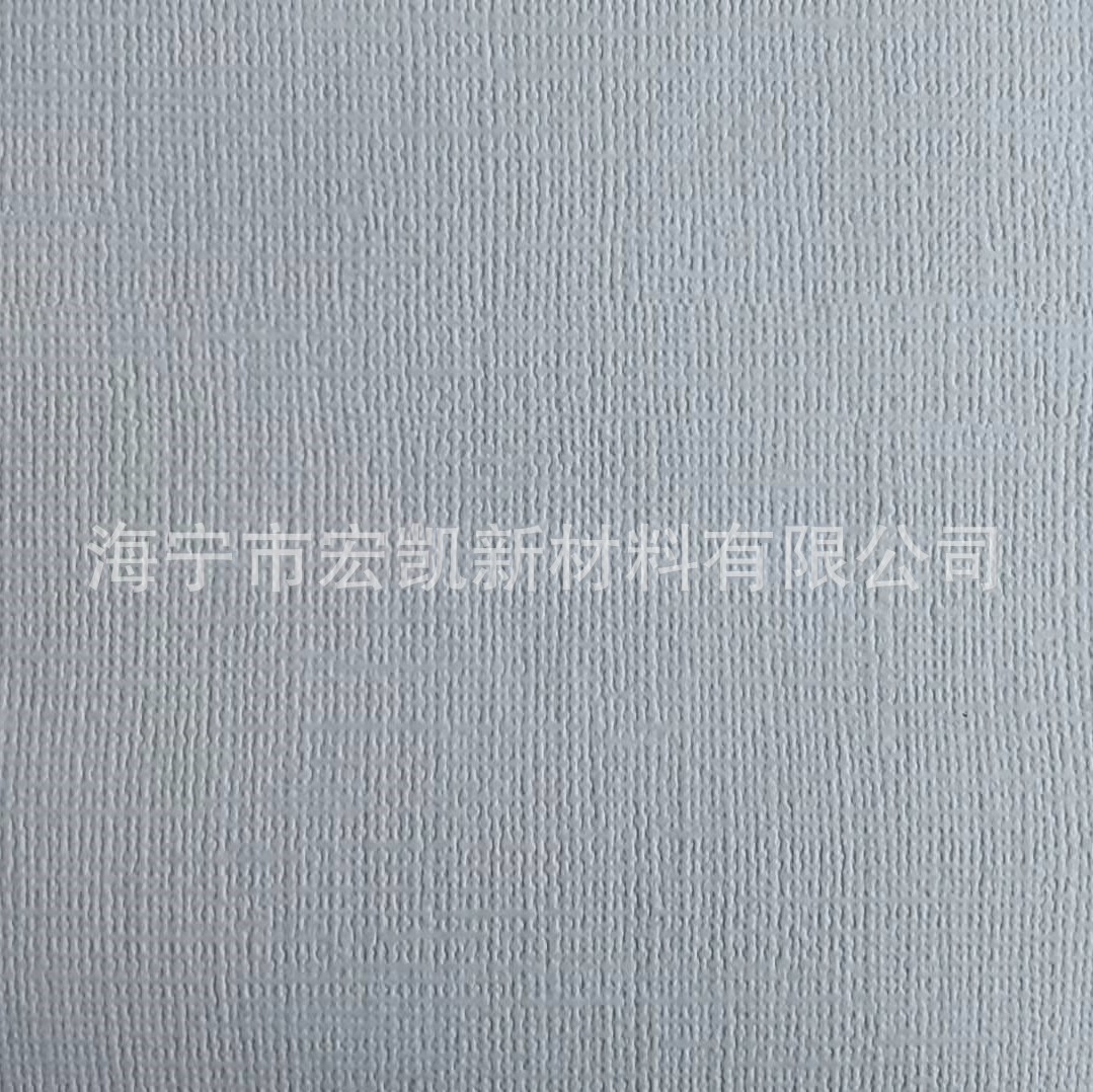 PVC夹网布麻布纹路单面压纹处理 精品1000D 0.5MM多色体育遮阳