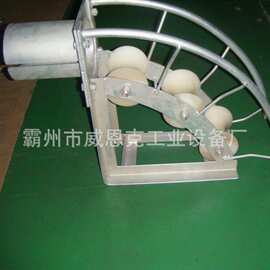 电缆放线滑轮C系列电缆孔口保护滑车C型管口多轮滑车地面直跑滚轮