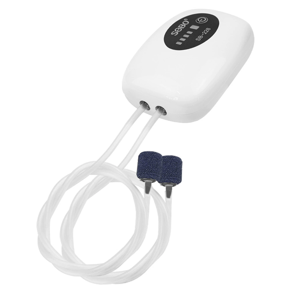 Аквариум кислородный насос воздушный насос портативный рыбоводный мелкий открытый рыболовный специальный USB-насос для повышения кислорода переменного тока