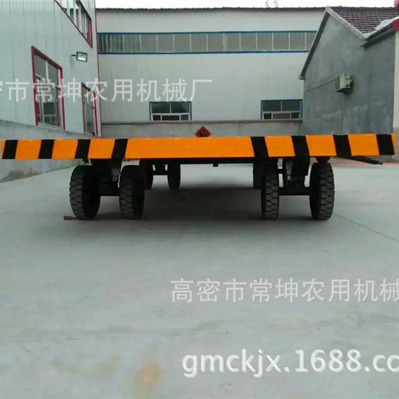 10吨平板拖车  左右浮动车桥拖车   全挂拖车厂家