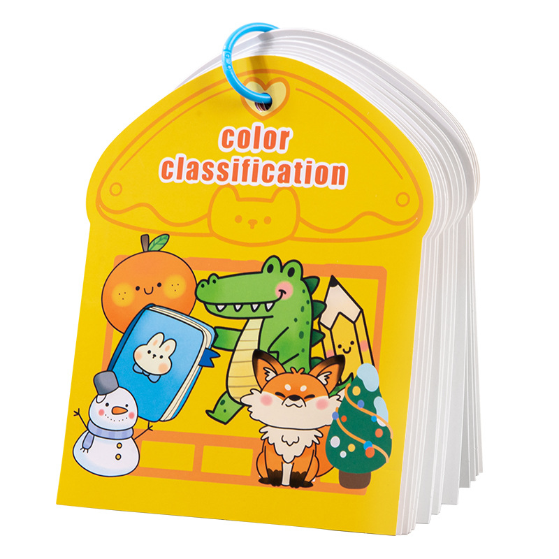 Libro de Calcomanías Silencioso Educativo de Papel para Jardín de Infantes image 6