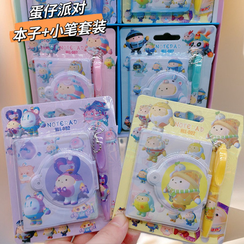 Cartoon Sanrio Eggboy Party Notebook Portable Pocket Notepad Children's Student Gift Reward Stationery