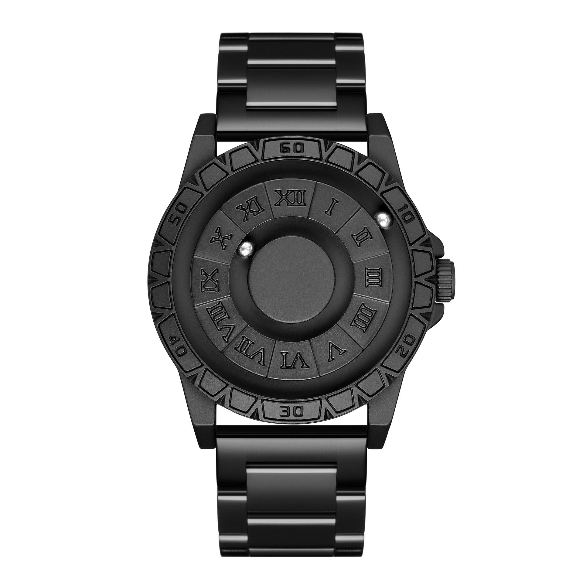 Reloj de pulsera impermeable de levitación magnética unisex_voghion.com