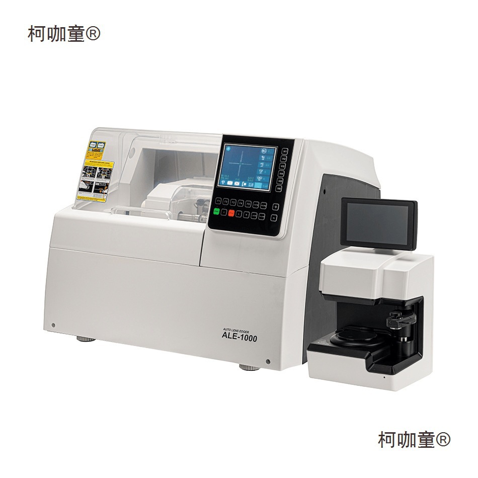 镜镜片设备 雄博ALE-1000镜片磨边机 全自动磨片倒边设备麦太保