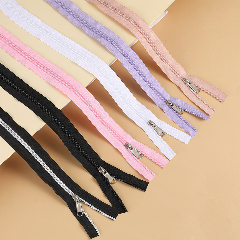 No. 5 Nylon Open-Ended Zipper for Home Textiles, Clothing, Bags, Versatile Replacement Zipper, Handmade DIY Colorfulful Zipper Accessories