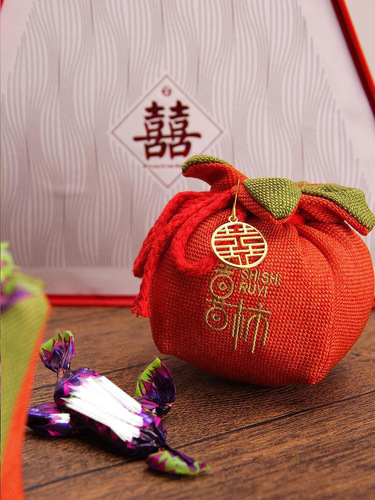Suomei Home Wedding Candy Bag Wedding Candy Box Wedding Supplies Creative High-end Candy Box Engagement Souvenir