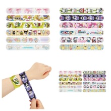 新款三丽鸥啪啪圈凯蒂猫PVC拍拍圈手环库洛米拍拍乐KT猫手腕带